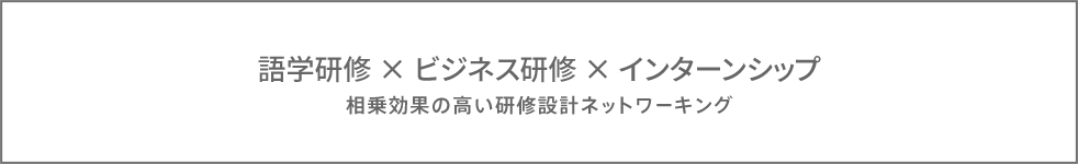 語学研修×ビジネス研修×インターンシップ 相乗効果の高い研修設計ネットワーキング