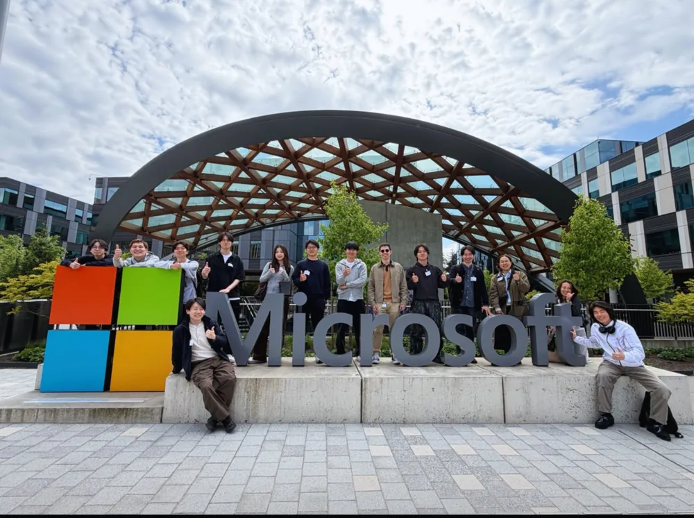 Microsoft本社を訪問した参加者