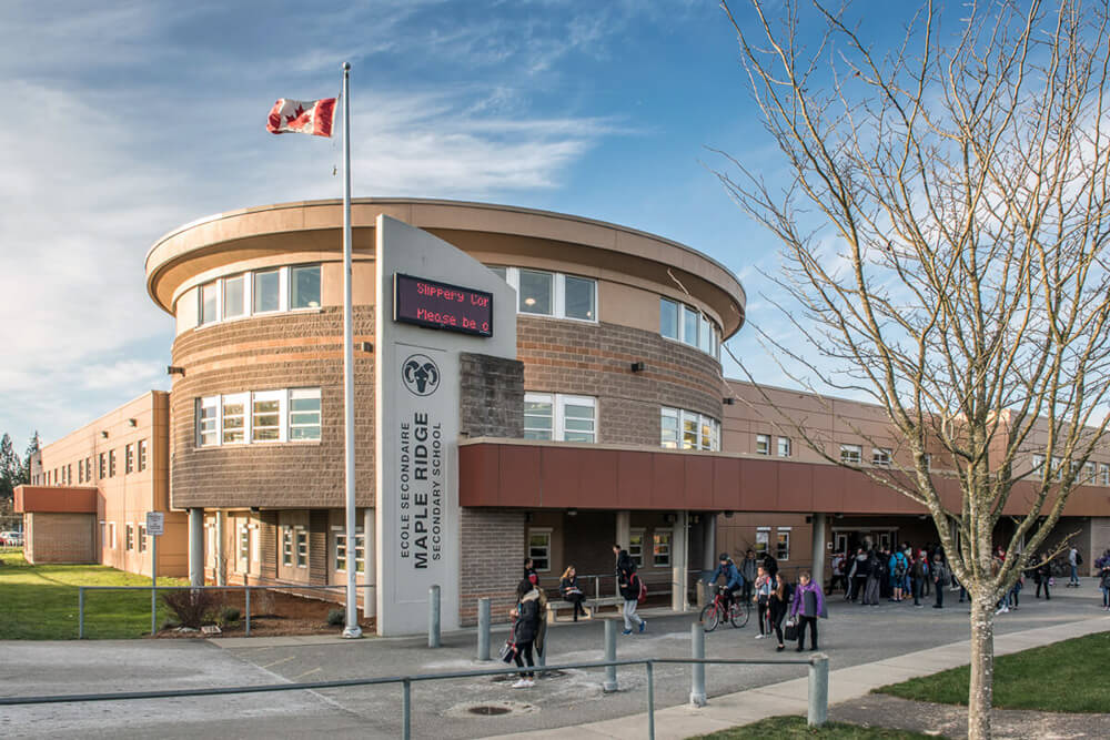 メープルリッジ・ピットメドウズ教育学区イメージ