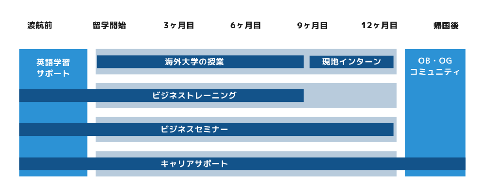 主な留学タイプの比較